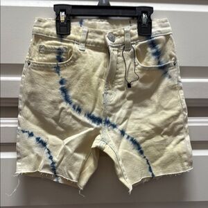 Zara Boys Tie-Dye Denim Shorts